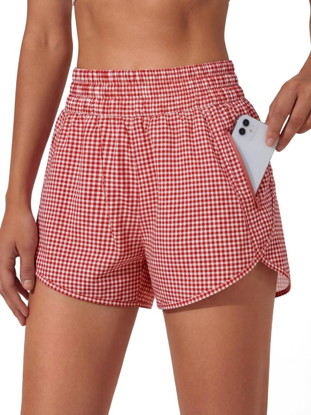 High Waisted Quick Dry Running Shorts for Women with Pocket - 2.5" Length